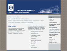 Tablet Screenshot of cbaassociates.com